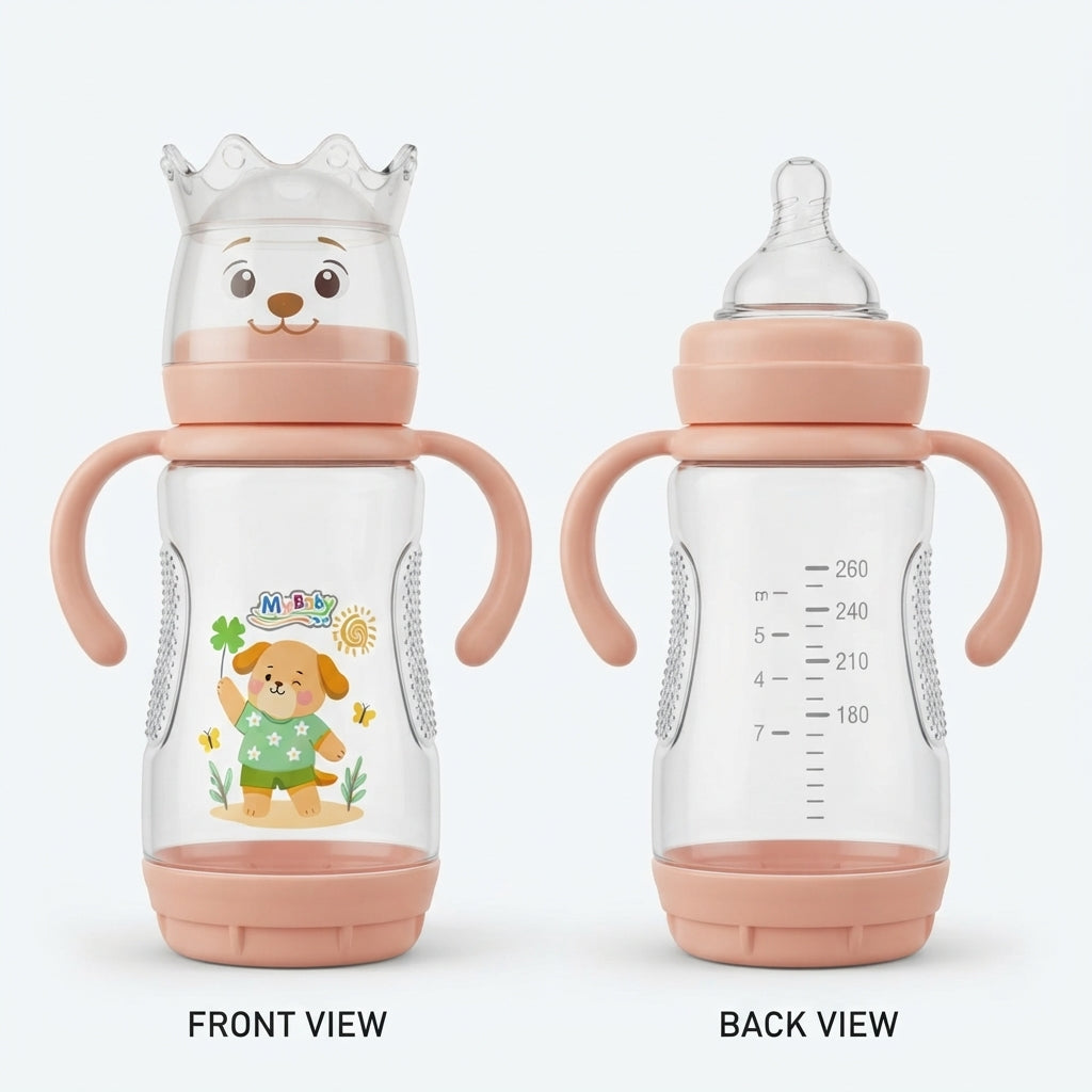 Print Baby Feeder with Crown 180ml