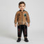 Brown & Black Velvet 2 Piece Suit for Boys | Winter Kids Suit