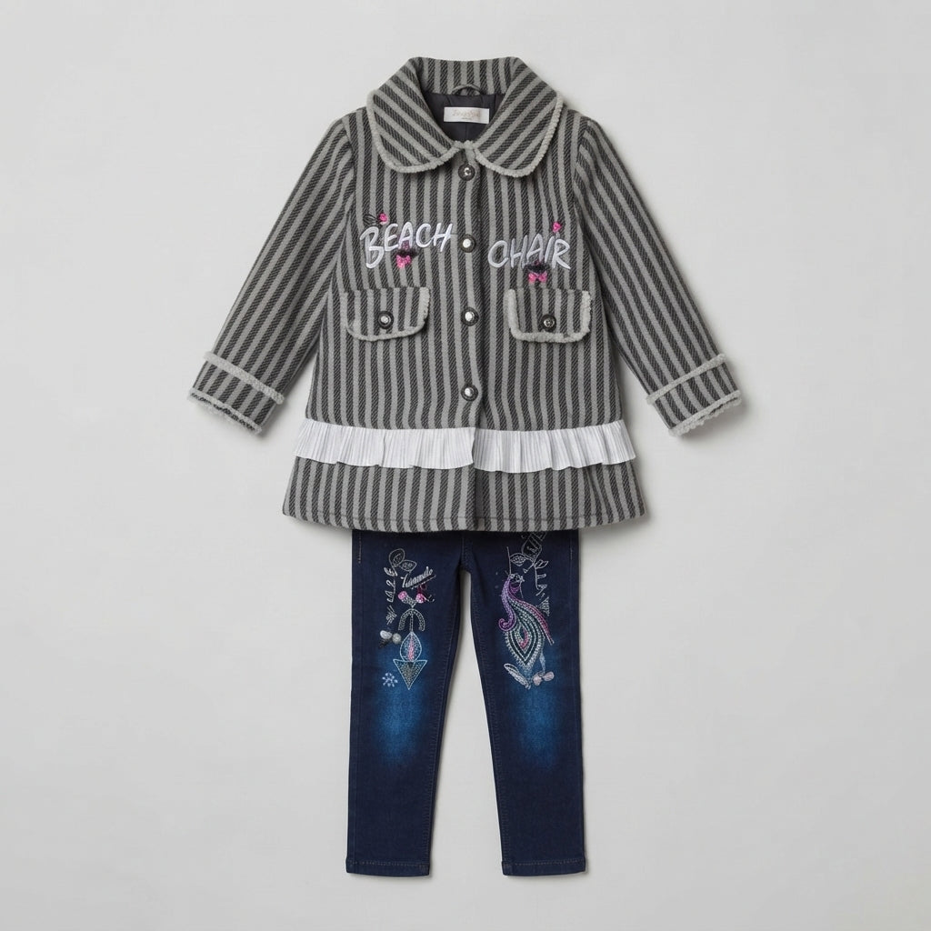 Stylish Modern 2 Piece Winter Suit for Girls — Photo 2
