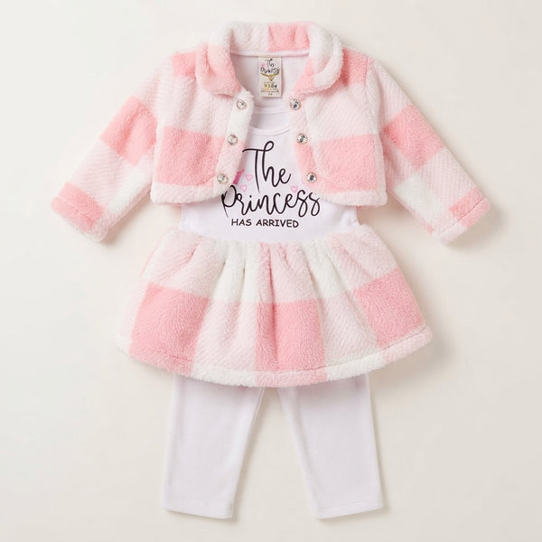 Girls 3 Piece Fur Suit 2 to 3 Years — Photo 2