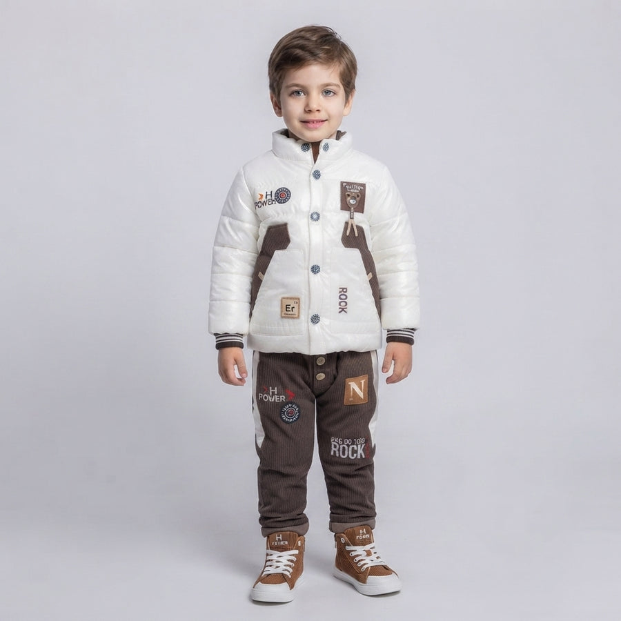 Boys Premium 2 Piece Suit Comfortable Kids Outfit — Photo 2