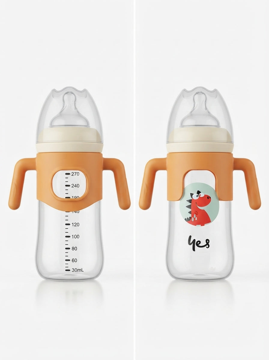 Orange Medicated Baby Feeder 9 Oz