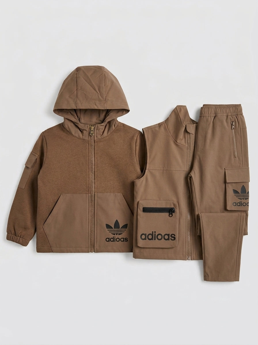 Kids 3-Piece Cargo Suit — Photo 2