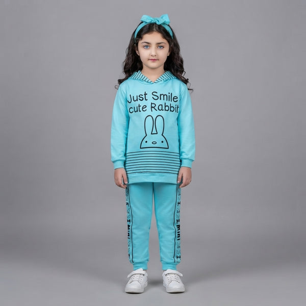 Sky Blue 2 Piece Suit for Girls — Photo 2