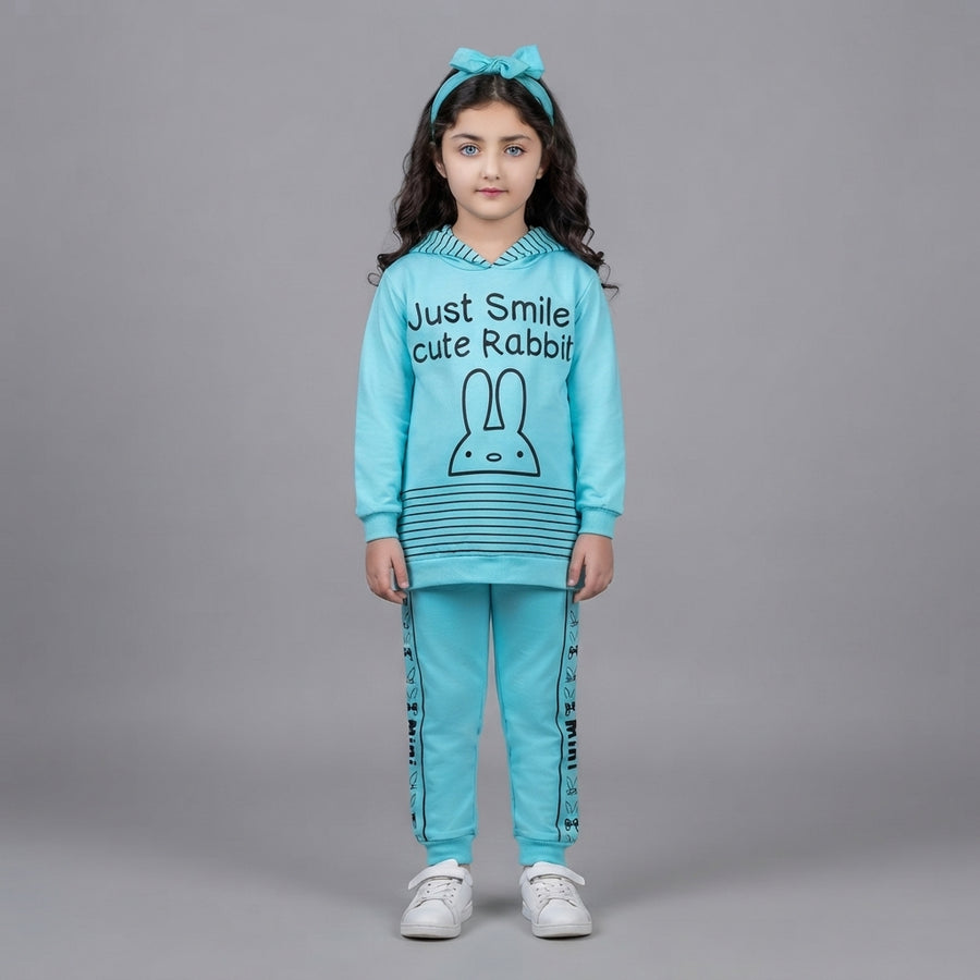 Sky Blue 2 Piece Suit for Girls — Photo 2