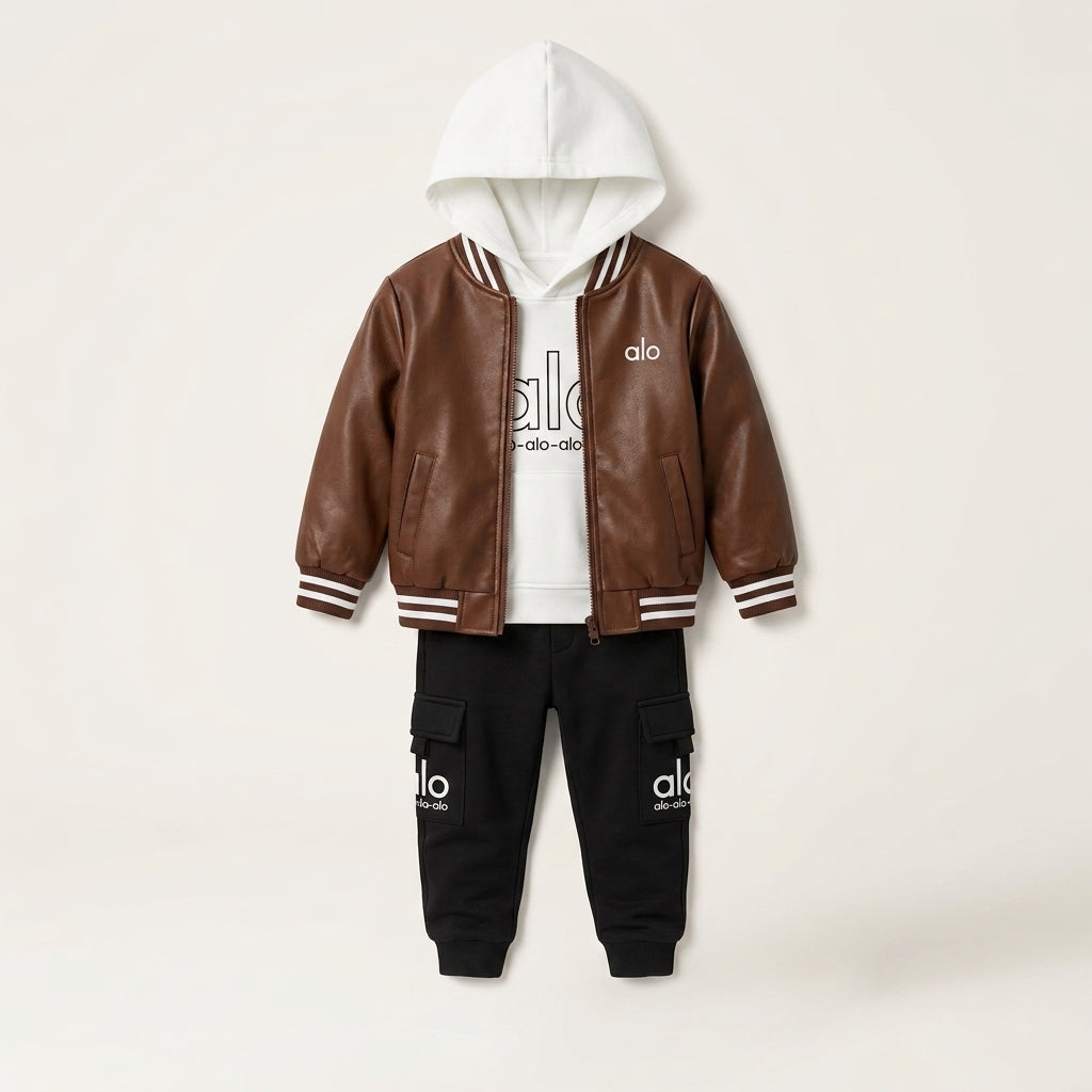 Boys Premium 3 Piece Streetwear Set — Photo 3