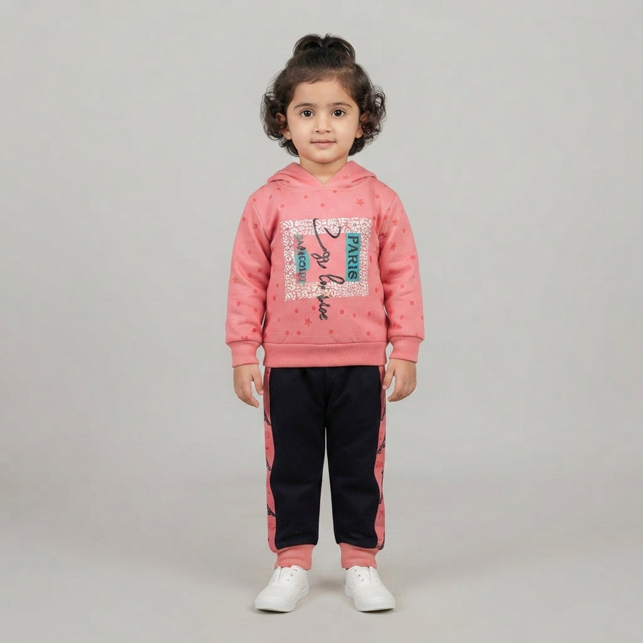 Pink Paris Hoodie & Jogger Set