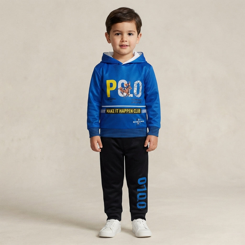 Premium 2 Piece Fleece Winter Suit for Kids Warm and Cozy Tracksuit Set