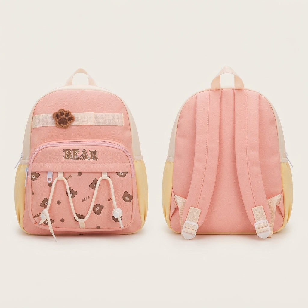 Bear Print Baby Bag