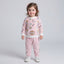 Girls Premium Pink Velvet 2 Piece Suit – Stylish Winter Outfit