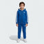 Boys Royal Blue Sherpa-Lined Athletic Tracksuit