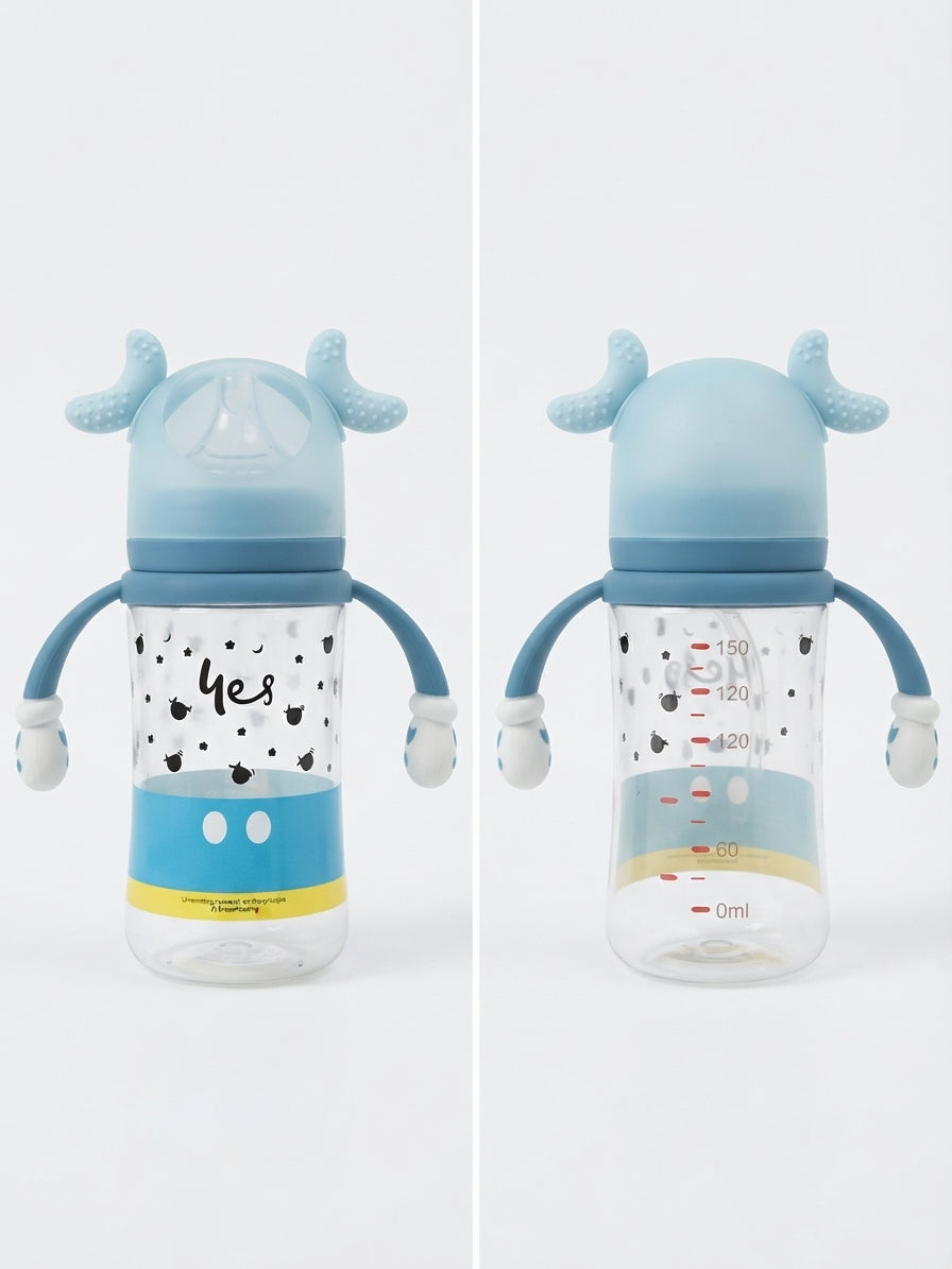Horn Cap Baby Feeder 240ml Blue