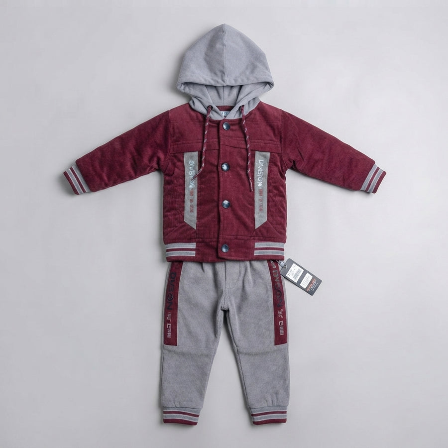 Premium Boys 2-Piece Velvet Winter Suit — Photo 2