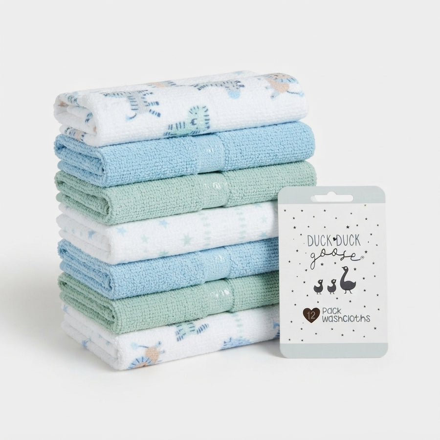 Baby Face Towel Set Blue