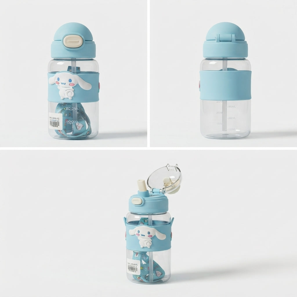 Blue Silicone Water Bottle Blue