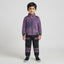 Purple Velvet 2 Piece Suit Elegant and Stylish