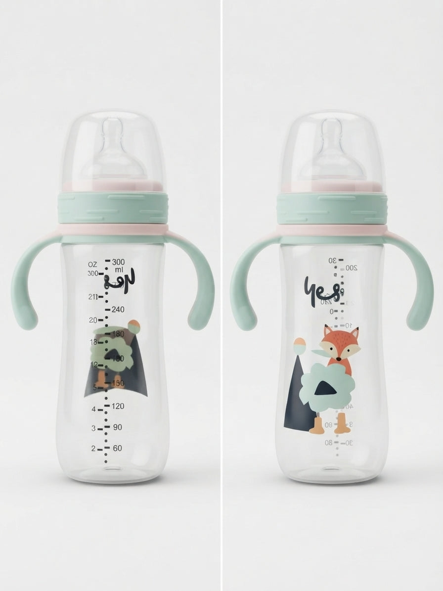 Baby Feeding Medicated Bottle Pastel Green 300ml