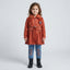 Girls Rust Corduroy Tunic & Embroidered Denim Jeans Set