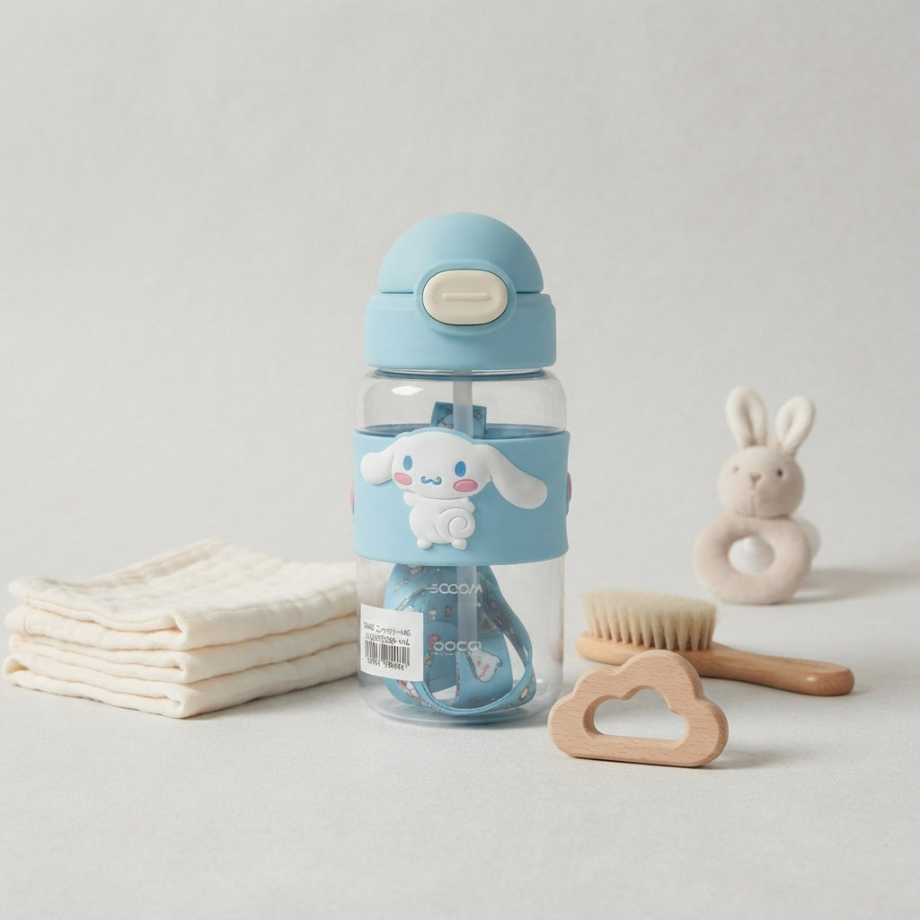 Blue Silicone Water Bottle Blue