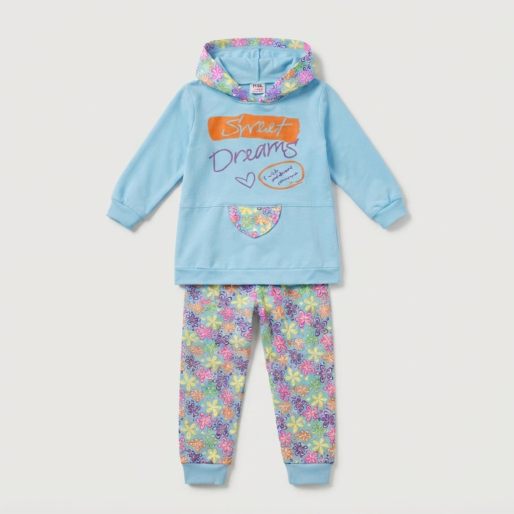 Girls Blue Sweet Dreams Tracksuit — Photo 2