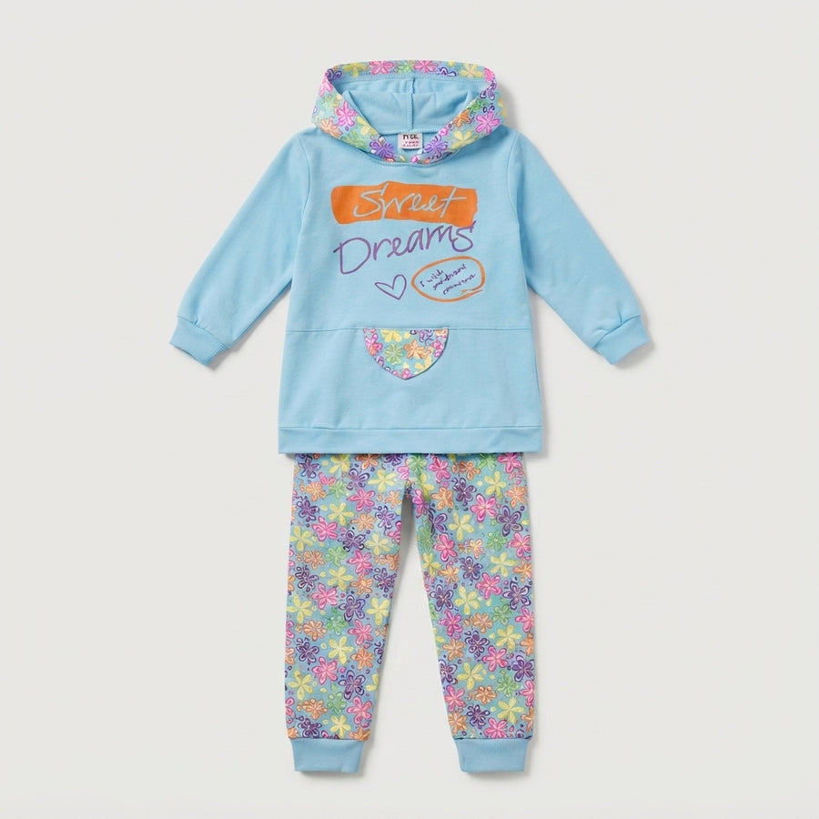 Girls Blue Sweet Dreams Tracksuit — Photo 2