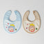 Sweet Cartoon Print Baby Feeding Bibs Set