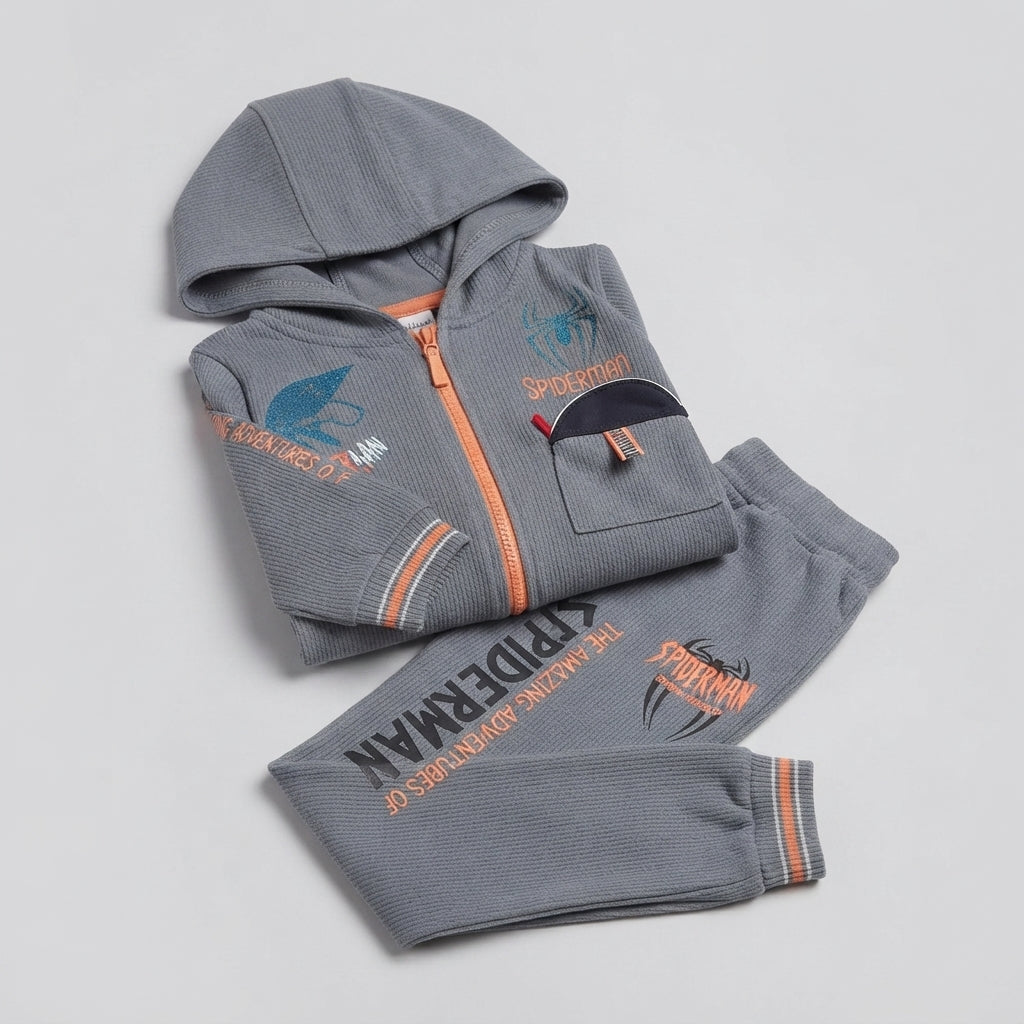 Boys Premium Velvet 2 Piece Winter Suit — Photo 2