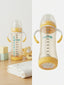 Yellow Baby Feeding glass Bottle 330ml