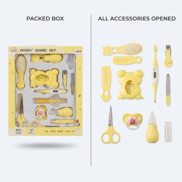 Yellow Baby Care Kit  For Grooming