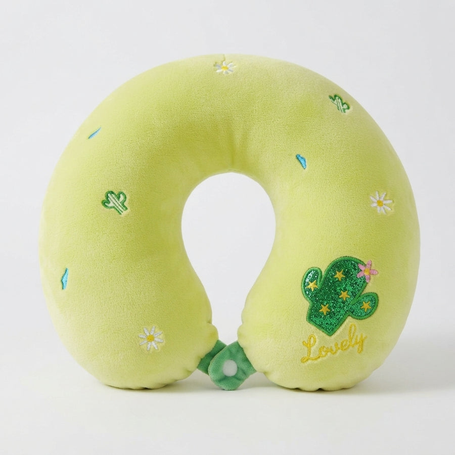 Baby Green Cactus Neck Support Pillow