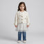 Girls Jacket Coat Style with Inner Hoodie & Fancy Jeans 3 Piece Suit