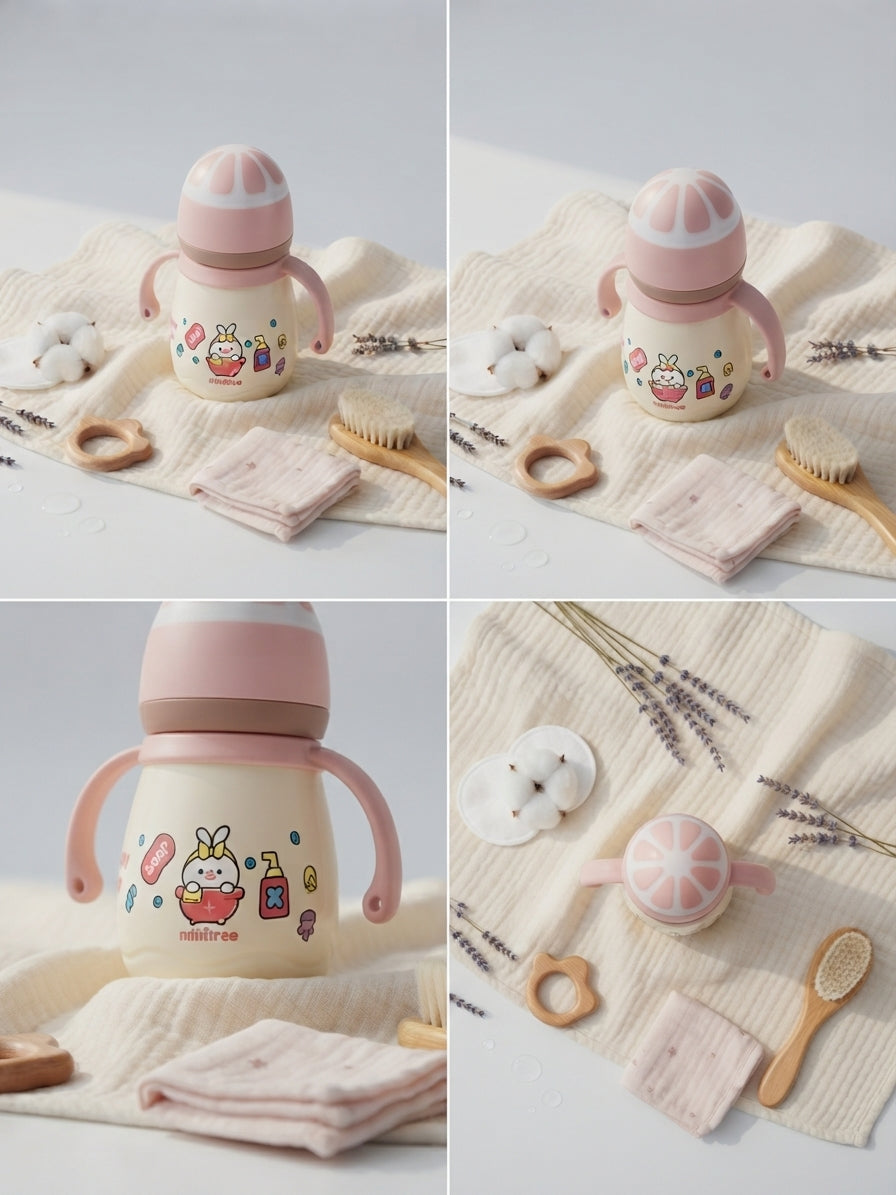 7oz Silicone Baby Feeding Bottle