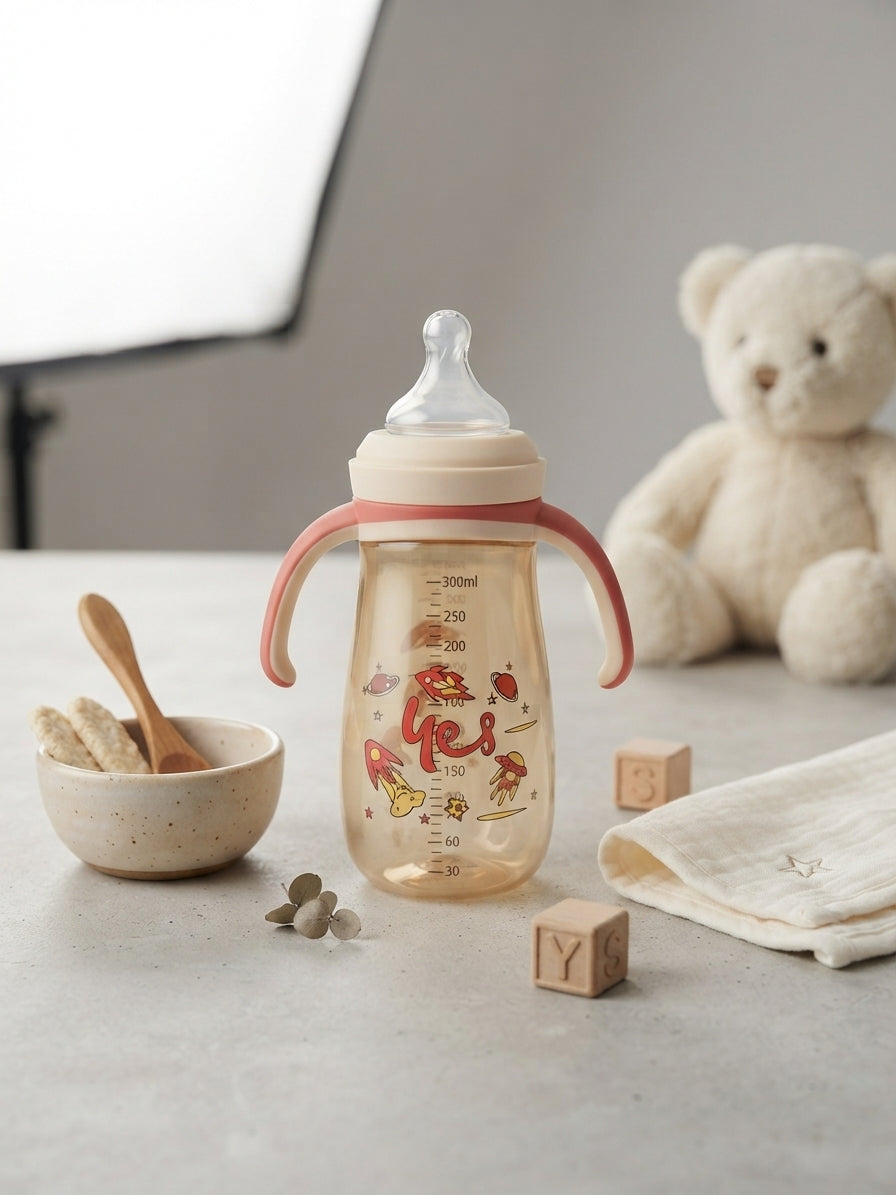 Space Rocket Red Medicated Baby Feeder 300ml