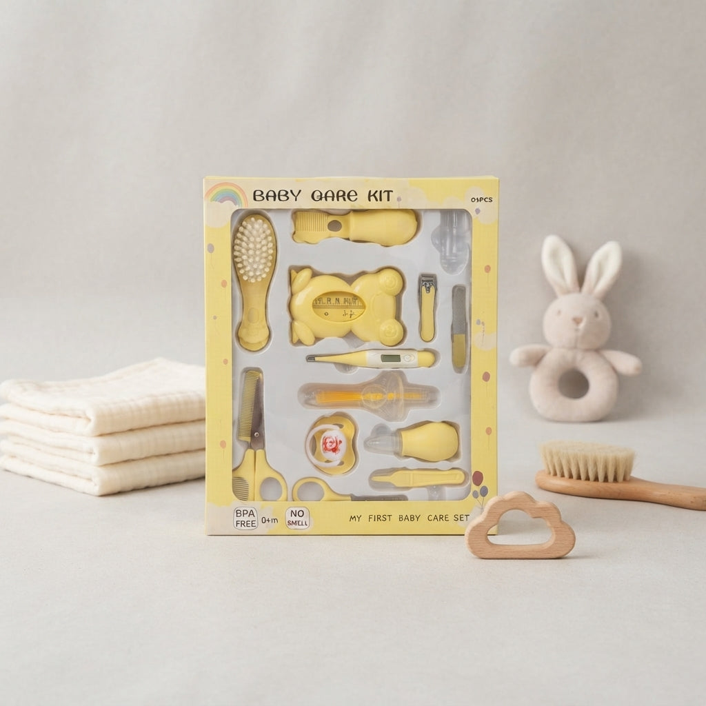 Yellow Baby Care Kit  For Grooming