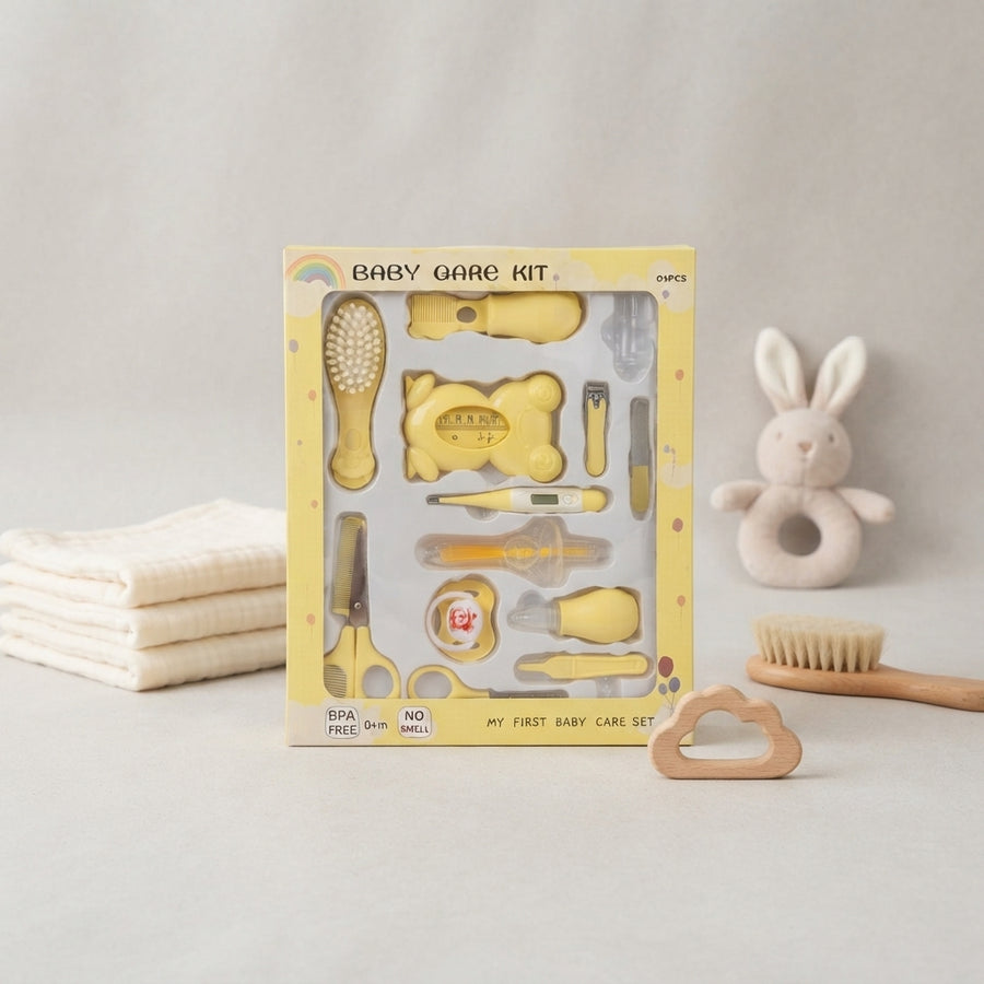 Yellow Baby Care Kit  For Grooming