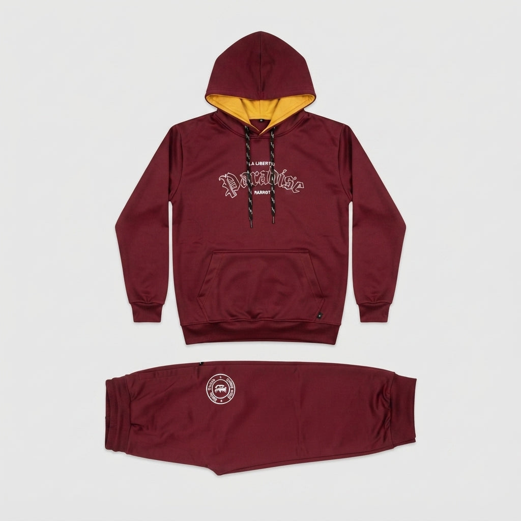 Boys Maroon Winter Suit &amp; Tracksuit