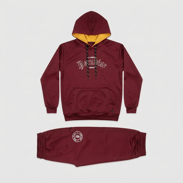 Boys Maroon Winter Suit &amp; Tracksuit