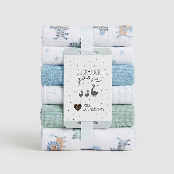Baby Face Towel Set Blue