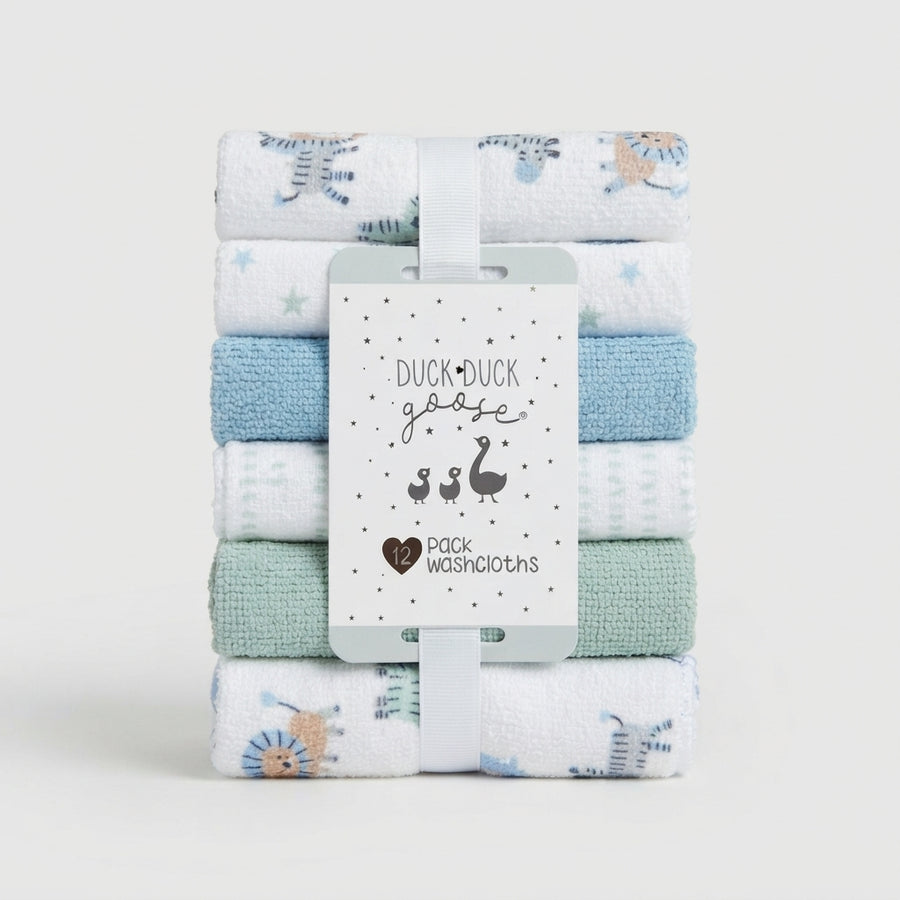 Baby Face Towel Set Blue