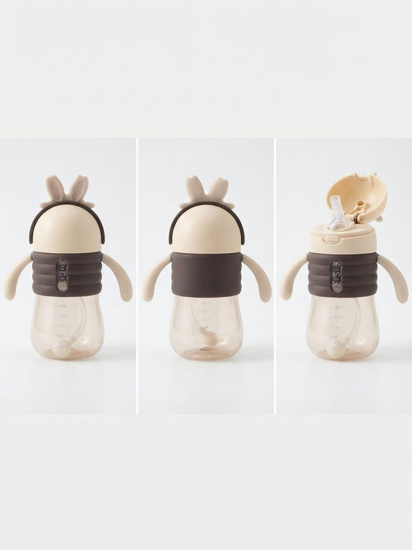 Brown Bunny Ears Baby Sipper Bottle 300ml