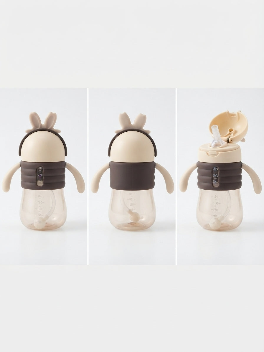 Brown Bunny Ears Baby Sipper Bottle 300ml