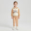 Girls "Good Days" Bear Print Tracksuit | Winter Kids Wear