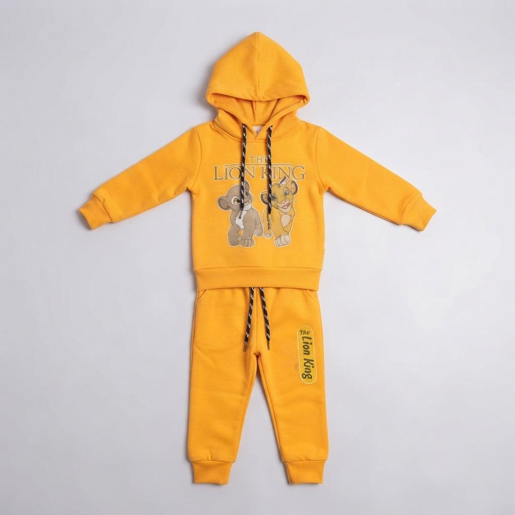 Boys 2 Piece Fleece Lion King Hoodie Suit — Photo 2