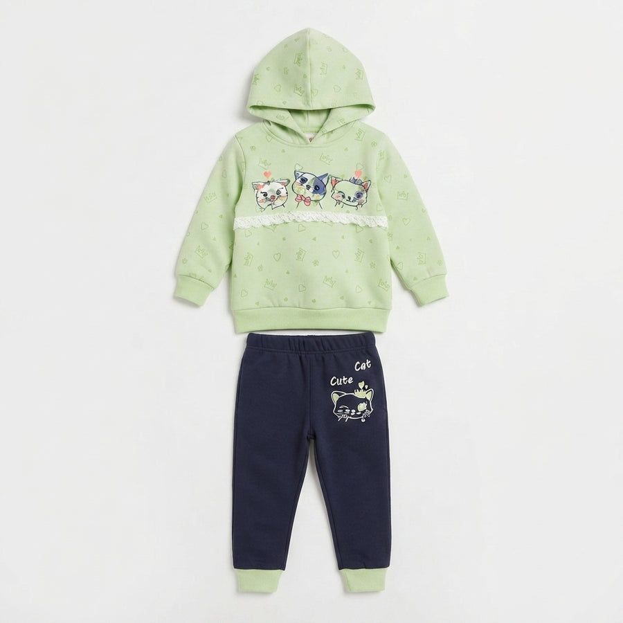 Fresh Green & Blue 2 Piece Stylish Wear — Photo 2
