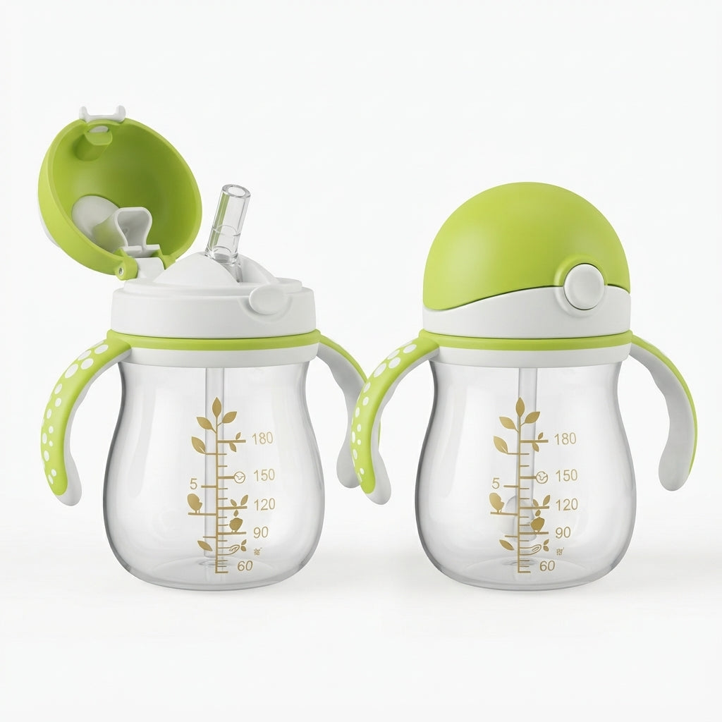 Green Medicated Baby Sipper Cup with 180ml
