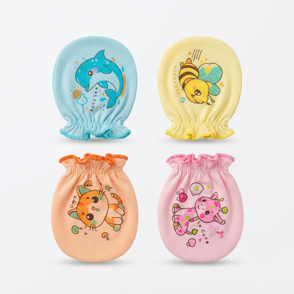 Newborn Baby Mittens – Soft & Comfortable Infant Hand Mittens