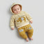 Baby Boy Cute Elephant Print Striped Hoodie and Jogger Set (0-3 Months)