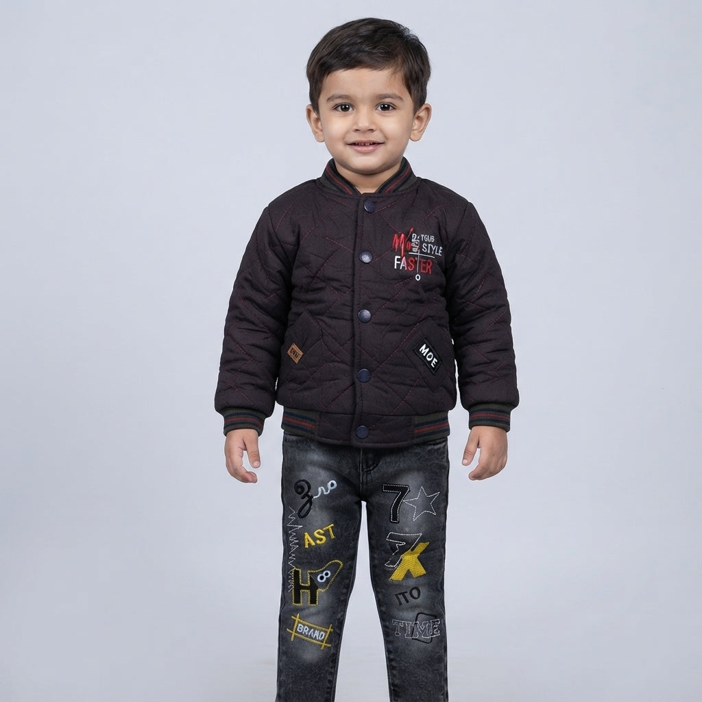 Boys Premium 2 Piece Winter Suit – Stylish Warm Kids Outfit