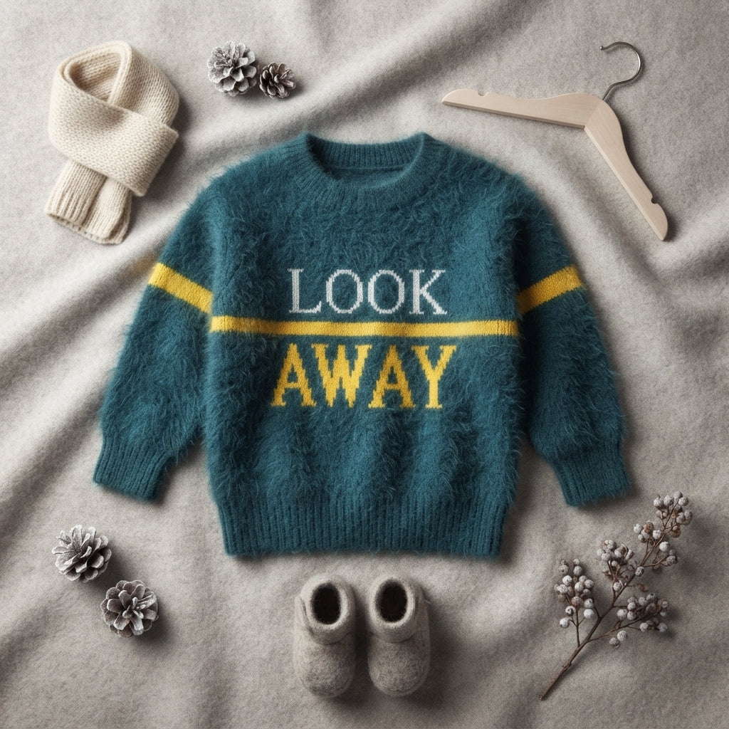 Boys Blue Wool Sweater – Premium Winter Wear for Kids