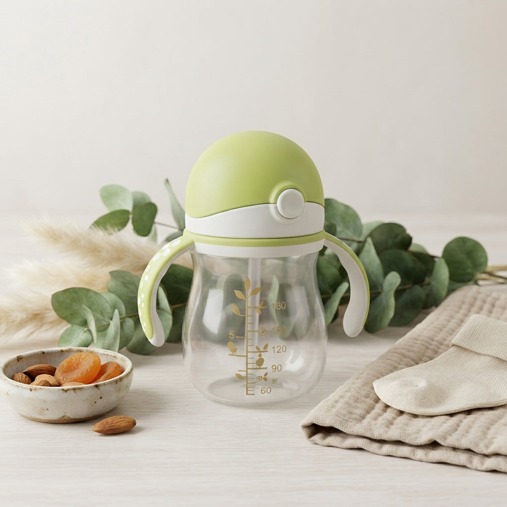 Green Medicated Baby Sipper Cup with 180ml